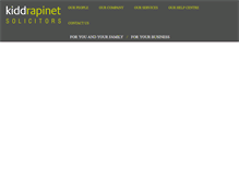 Tablet Screenshot of kiddrapinet.co.uk